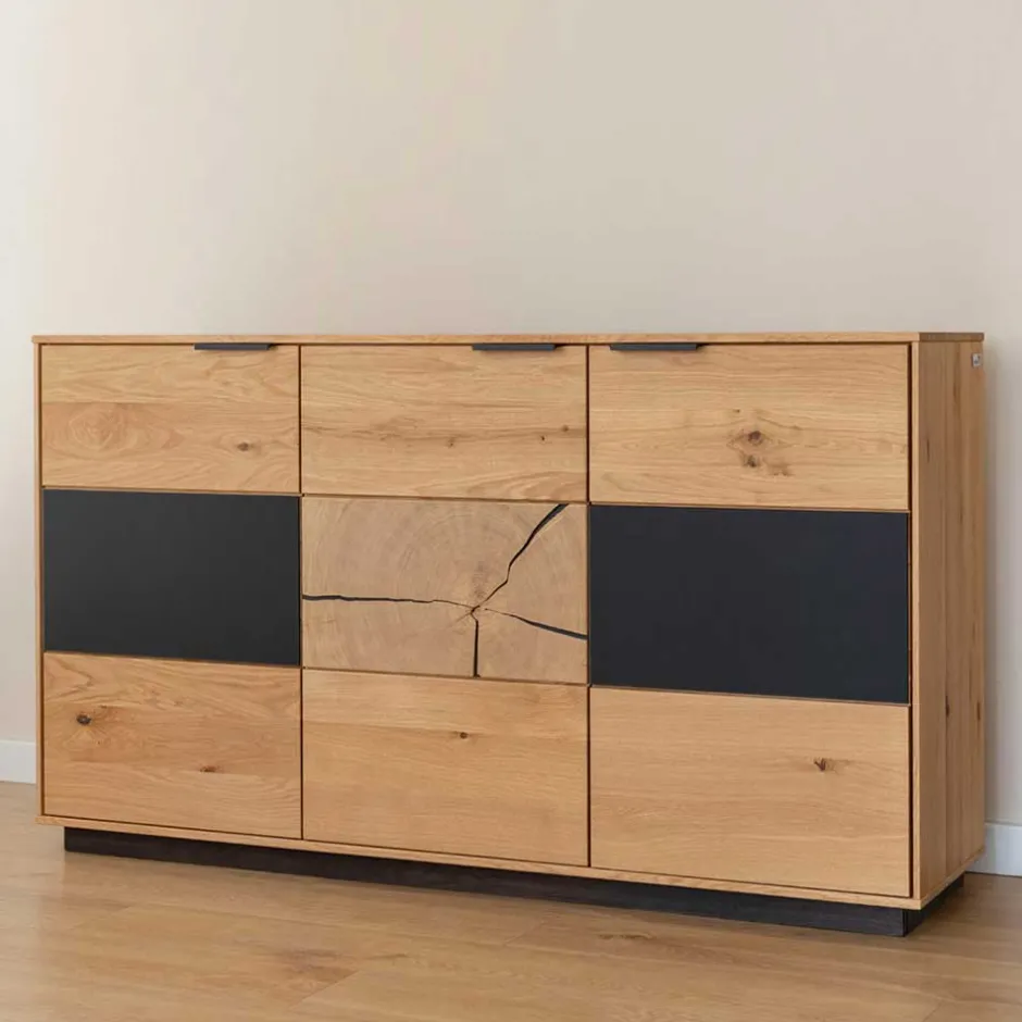 Massivholzmöbel|Küchenkommode*Pharao24 Sideboard Lakosion