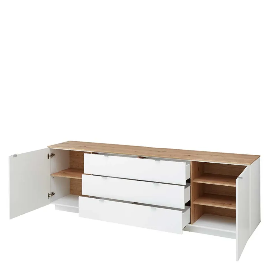 Pharao24 Sideboard mit Schubladen Walita> Esszimmerkommoden|Wohnzimmerkommoden