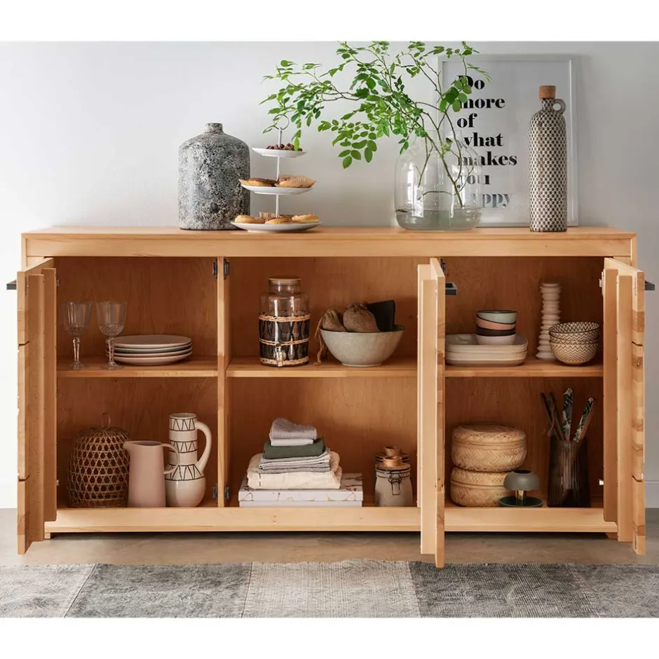 Pharao24 Sideboard Olmedo> Wohnzimmerschrank|Massivholzmöbel