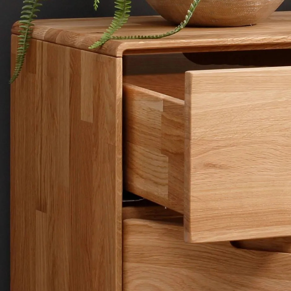 Massivholzmöbel|Küchenkommode*Pharao24 Sideboard Ovalius