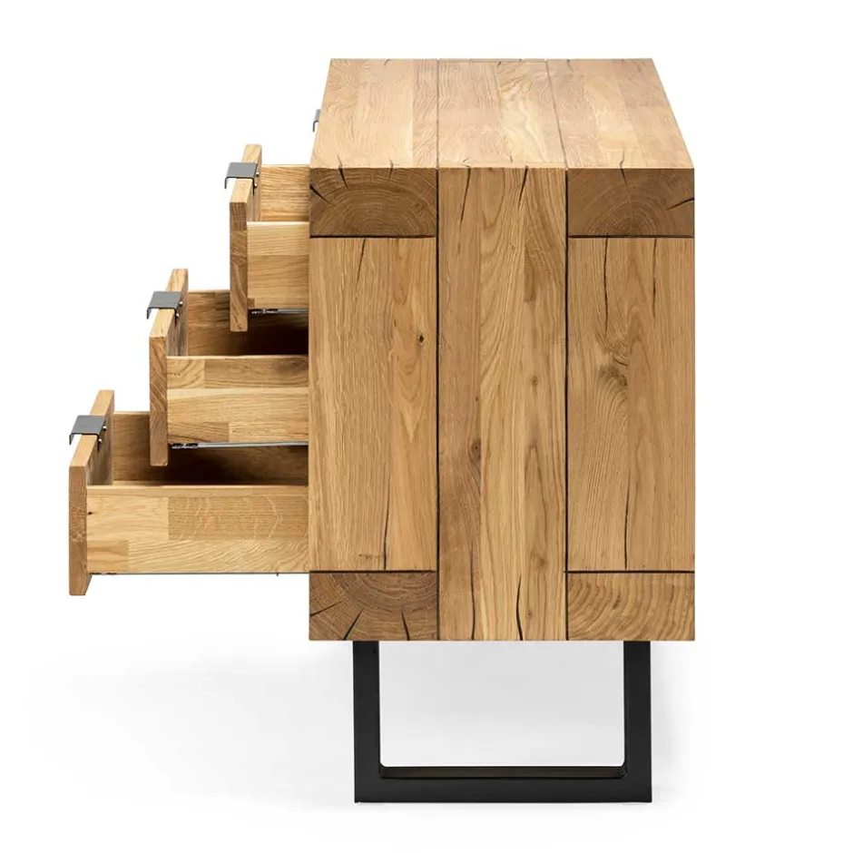 Pharao24 Sideboard Seviona> Küchenkommode|Wohnzimmerkommoden