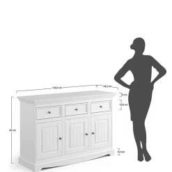 Küchenkommode|Esszimmerkommoden*Pharao24 Sidebord Asendra