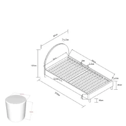 Einzelbetten|Polsterbetten*Pharao24 Singlebett Vanotti