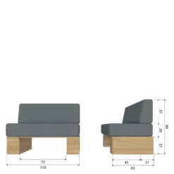 Pharao24 Sitzbank Esszimmer Millie><noscript><img width=