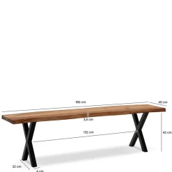 Küchenbank|Holzbänke*Pharao24 Sitzbank Shajan