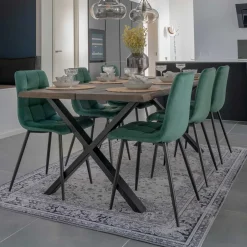 Pharao24 Sitzgruppe 6 Stühle Chow> Tischgruppen|Essgruppe