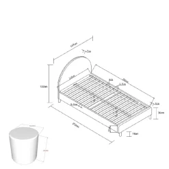 Polsterbetten*Pharao24 Skandi Bettgestell Vanotti