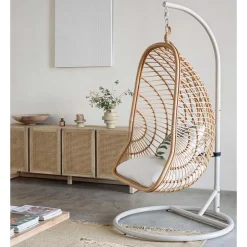 Gartenmöbel*Pharao24 Skandi Design Hängesessel Saltenas