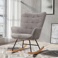 Pharao24 Skandi Schaukelsessel Marila> Wohnzimmer Sessel