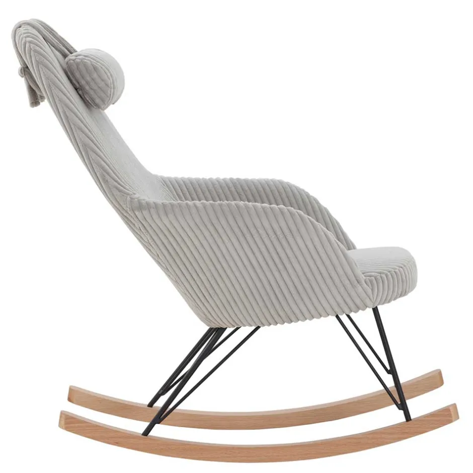 Wohnzimmer Sessel*Pharao24 Skandi Schaukelsessel Matrida