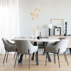 Tisch Mit Stühlen|Esszimmer Sets*Pharao24 Skandi Sitzgruppe Lamon