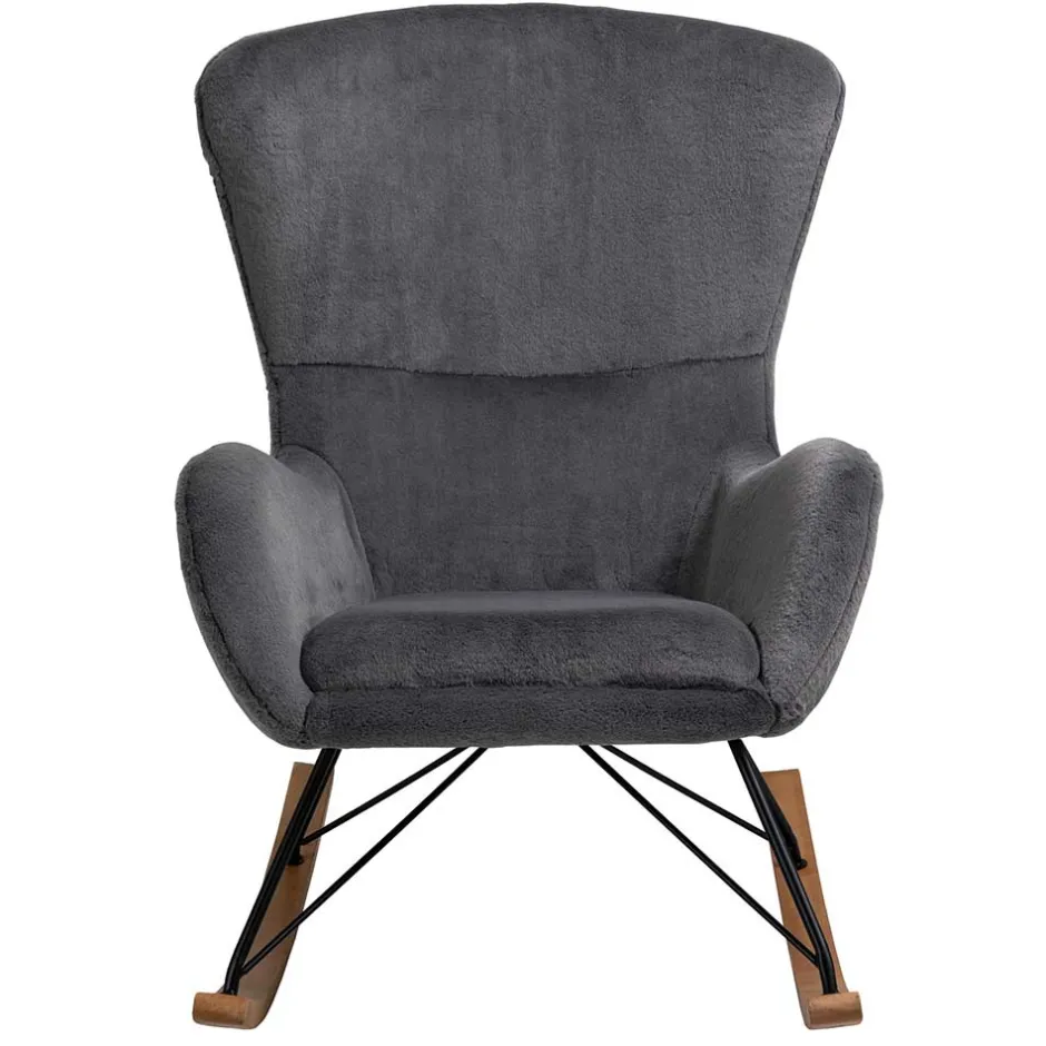 Polstermöbel|Wohnzimmer Sessel*Pharao24 Skandi Stil Schaukelsessel Yemons