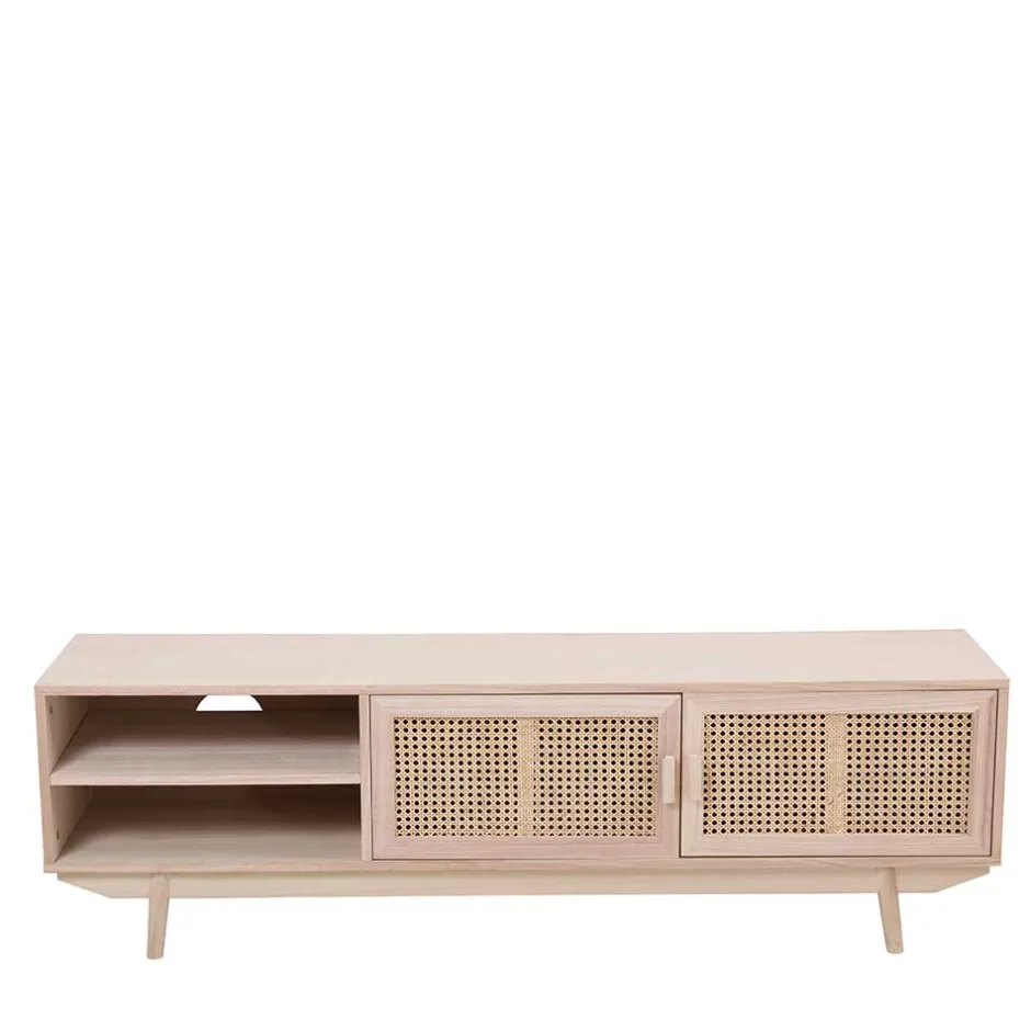 Pharao24 Skandi TV Board Jolvian> Massivholz Tv Möbel|Fernsehkommoden