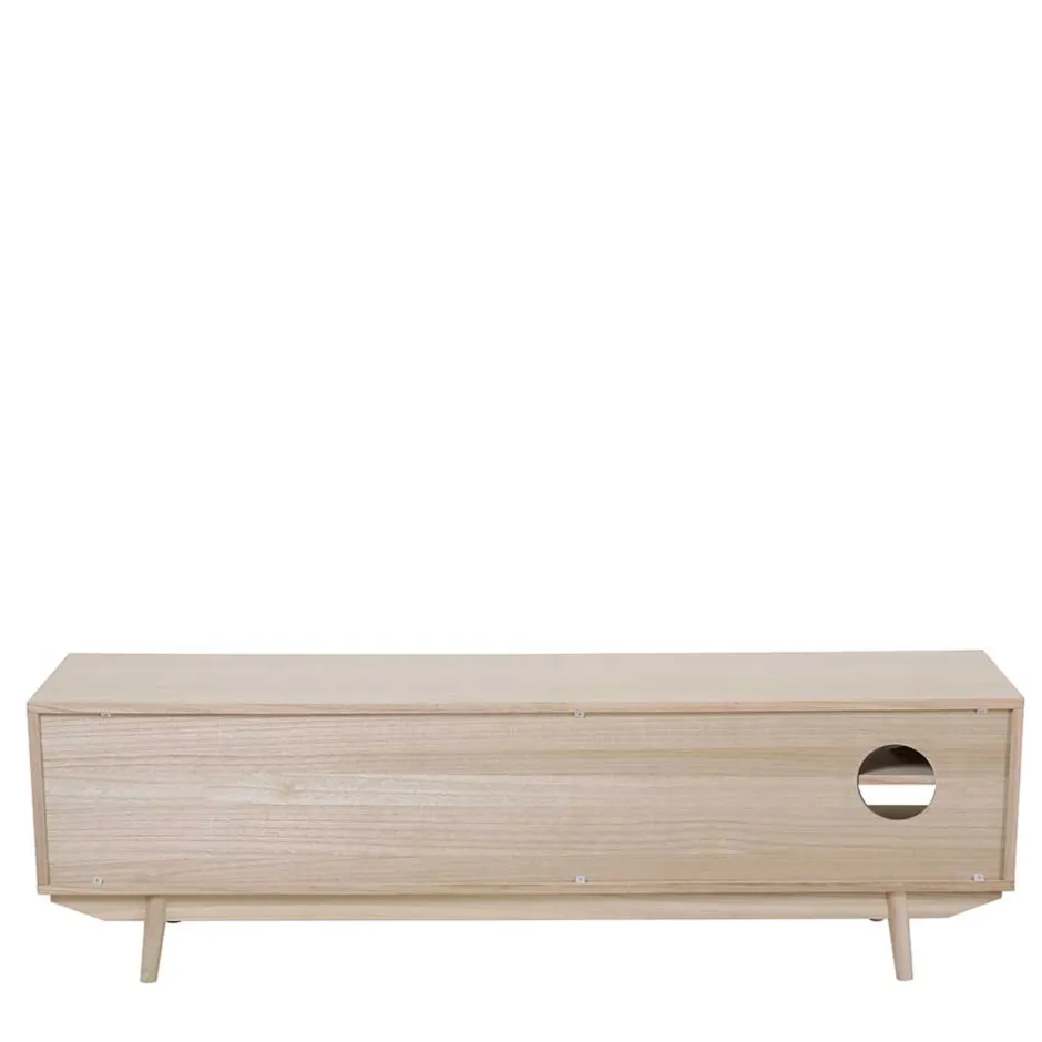 Pharao24 Skandi TV Board Jolvian> Massivholz Tv Möbel|Fernsehkommoden