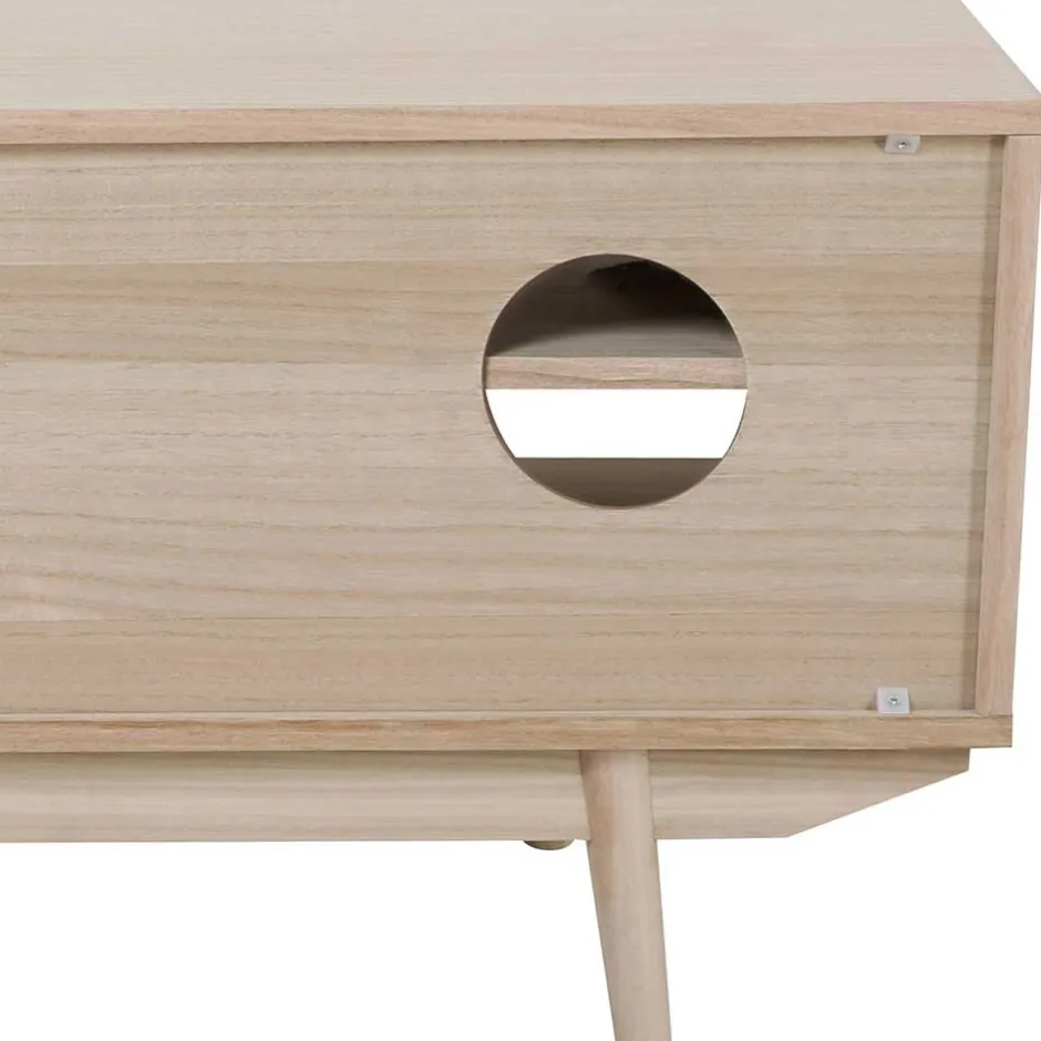 Pharao24 Skandi TV Board Jolvian> Massivholz Tv Möbel|Fernsehkommoden