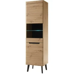 Wohnzimmerschrank|Wohnwand 300 Cm*Pharao24 Skandi TV Wohnwand Tomya