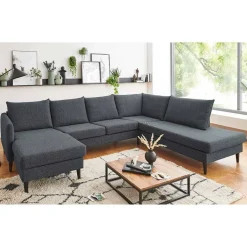 Wohnlandschaften|Ecksofas*Pharao24 Skandi Wohnzimmer Sofa Sanctos
