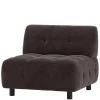 Einzelsofa|Modulsofas*Pharao24 Sofa Element Einsitzer graubraun Zyorenica