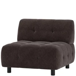 Einzelsofa|Modulsofas*Pharao24 Sofa Element Einsitzer graubraun Zyorenica