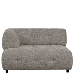 Pharao24 Sofa Element links grob meliert Kyperia> Modulsofas|Einzelsofa