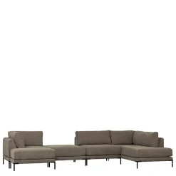 Polstermöbel|Wohnzimmercouch*Pharao24 Sofa Kombination Taupe Udjaca