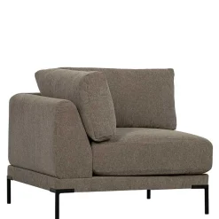 Polstermöbel|Wohnzimmercouch*Pharao24 Sofa Kombination Taupe Udjaca