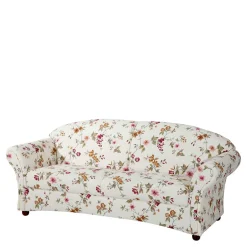 Wohnzimmercouch|Einzelsofa*Pharao24 Sofa mit Blumenmuster Isner