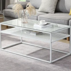 Glastische*Pharao24 Sofa Tisch Nastasia