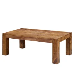 Wohnzimmertisch|Massivholztische*Pharao24 Sofatisch Holz Braun Arendal