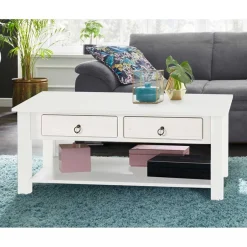 Massivholztische|Wohnzimmertisch*Pharao24 Sofatisch Olivo