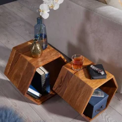 Wohnzimmertisch|Massivholztische*Pharao24 Sofatische Viktorion