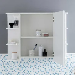 Badezimmerschränke|Spiegelschränke*Pharao24 Spiegel Badschrank Lagrosso