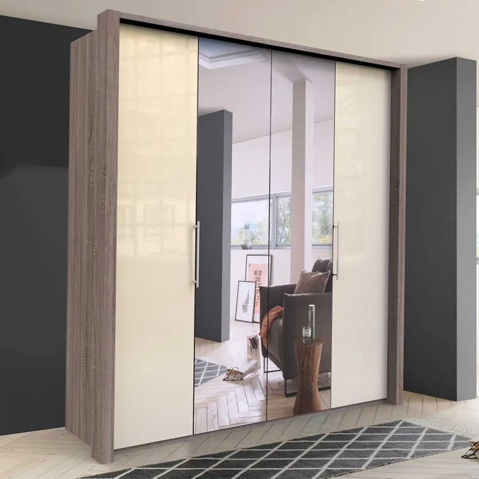 Jugendkleiderschrank*Pharao24 Spiegel Kleiderschrank Burna