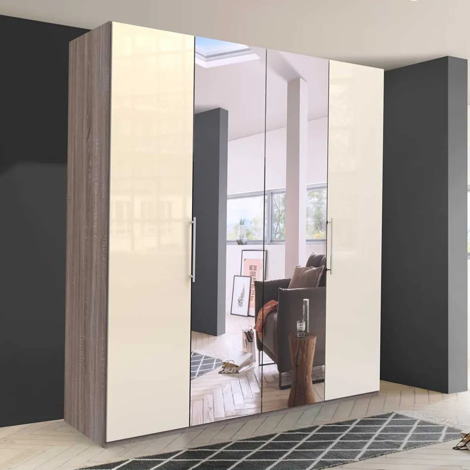 Jugendkleiderschrank*Pharao24 Spiegel Kleiderschrank Burna