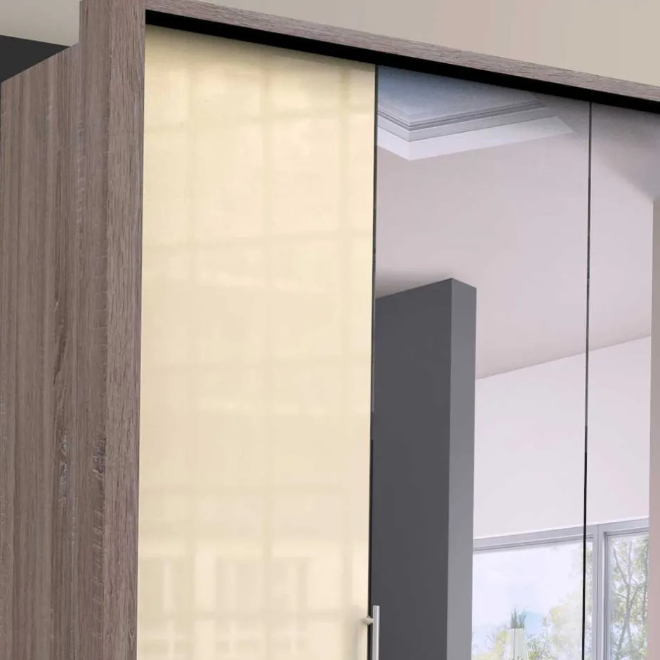 Jugendkleiderschrank*Pharao24 Spiegel Kleiderschrank Burna