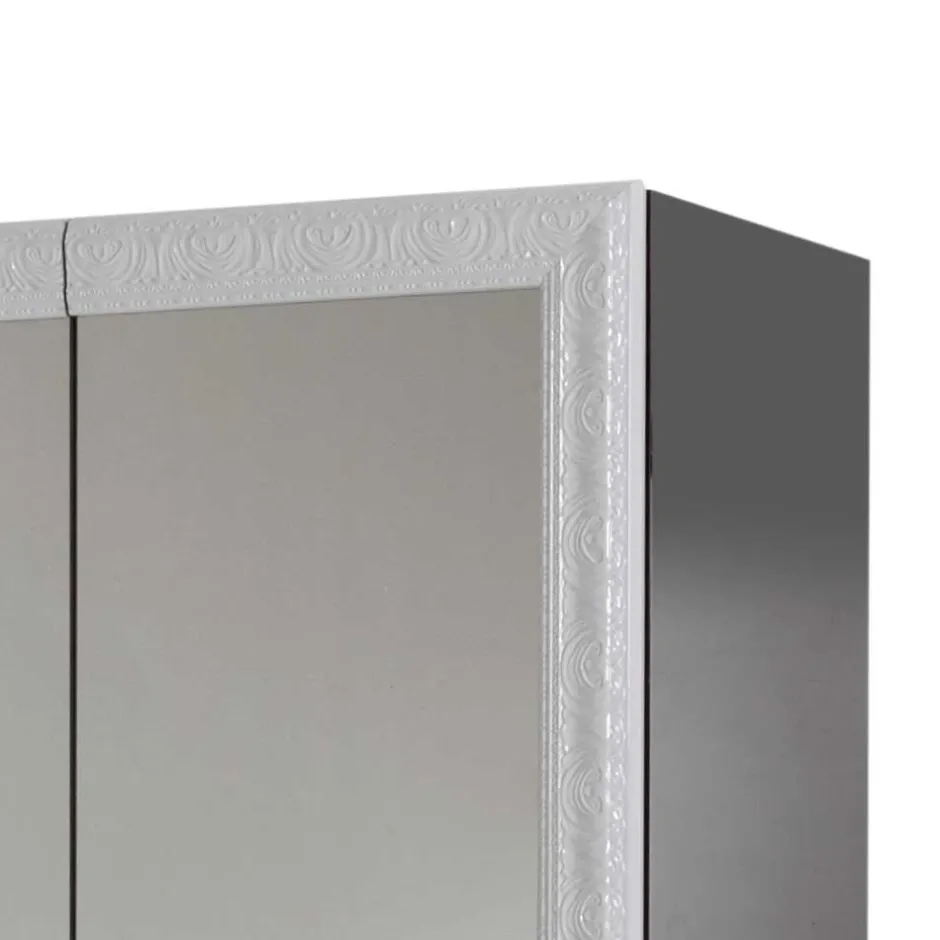 Pharao24 Spiegel Kleiderschrank Lylian> Drehtürenschränke|Kleiderschränke