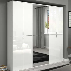 Drehtürenschränke|Jugendkleiderschrank*Pharao24 Spiegel Kleiderschrank Ridonner