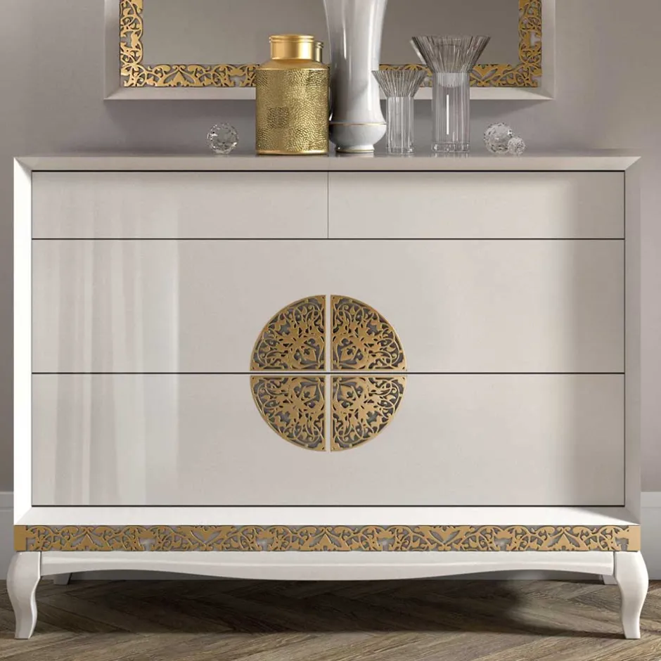 Schlafzimmer Sets*Pharao24 Spiegel und Anrichte Jedvila