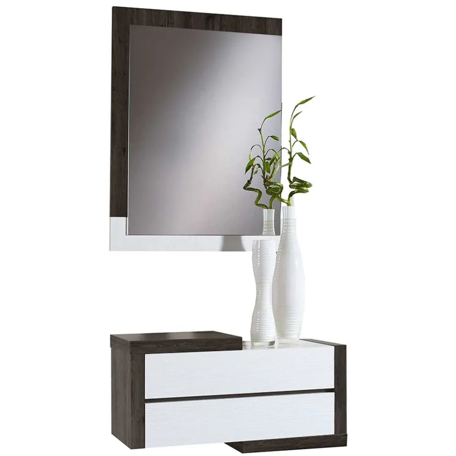 Garderobensets*Pharao24 Spiegel und Wandkonsole Florian