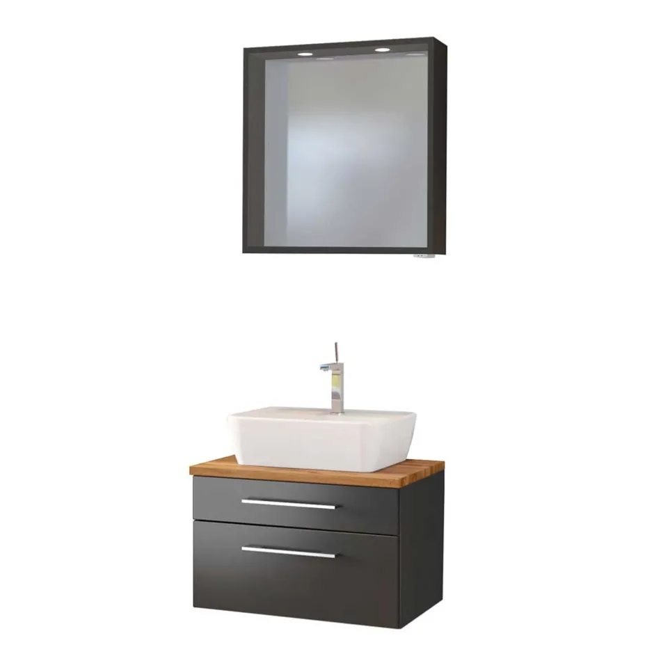 Pharao24 Spiegel und Waschtisch Hayos> Badmöbel Sets