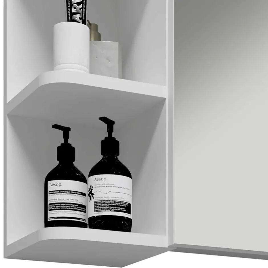 Pharao24 Spiegelschrank Bad Osmin> Badezimmerschränke|Spiegelschränke