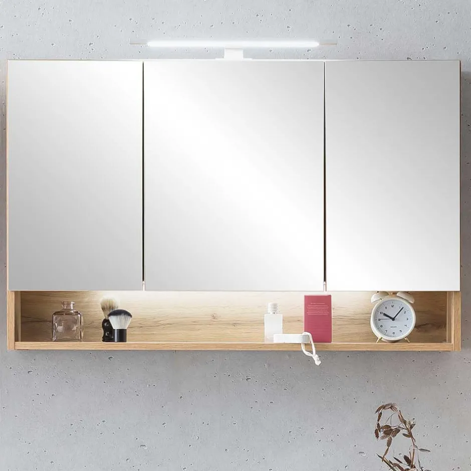 Pharao24 Spiegelschrank Landhaus Vressa> Badezimmerschränke|Spiegelschränke