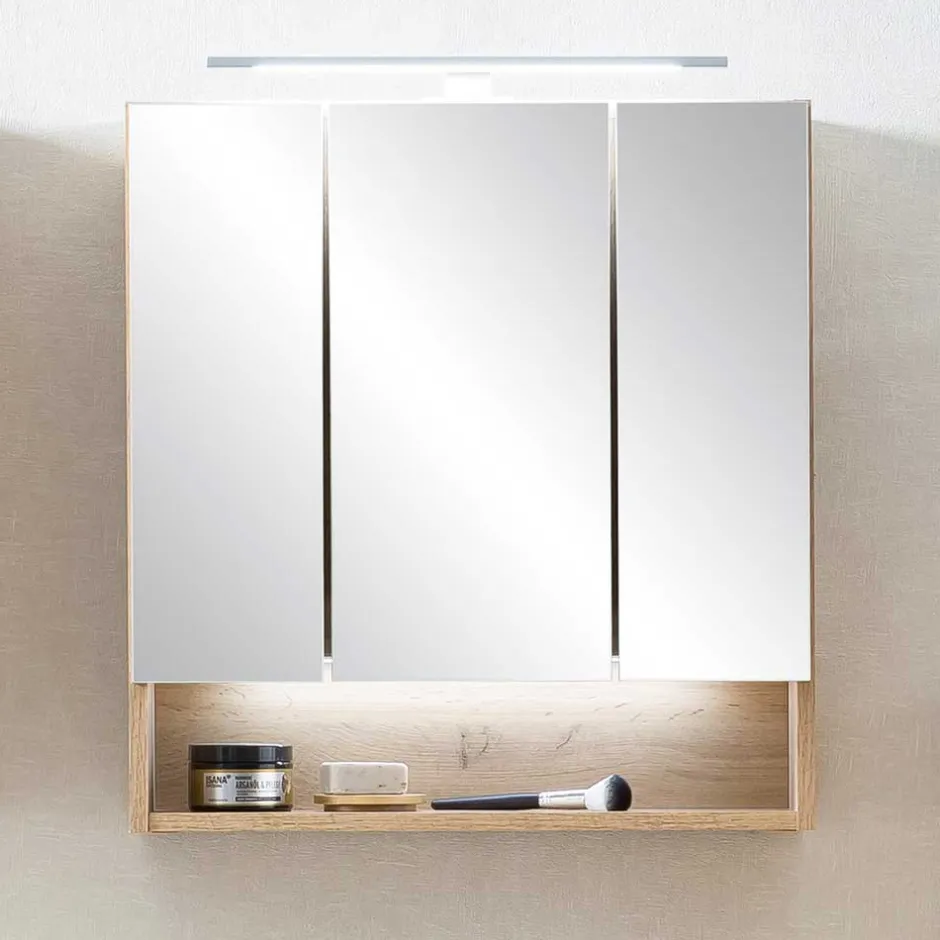 Pharao24 Spiegelschrank Landhaus Vressa> Badezimmerschränke|Spiegelschränke