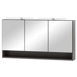 Pharao24 Spiegelschrank mit LED Eleon> Badezimmerschränke|Spiegelschränke