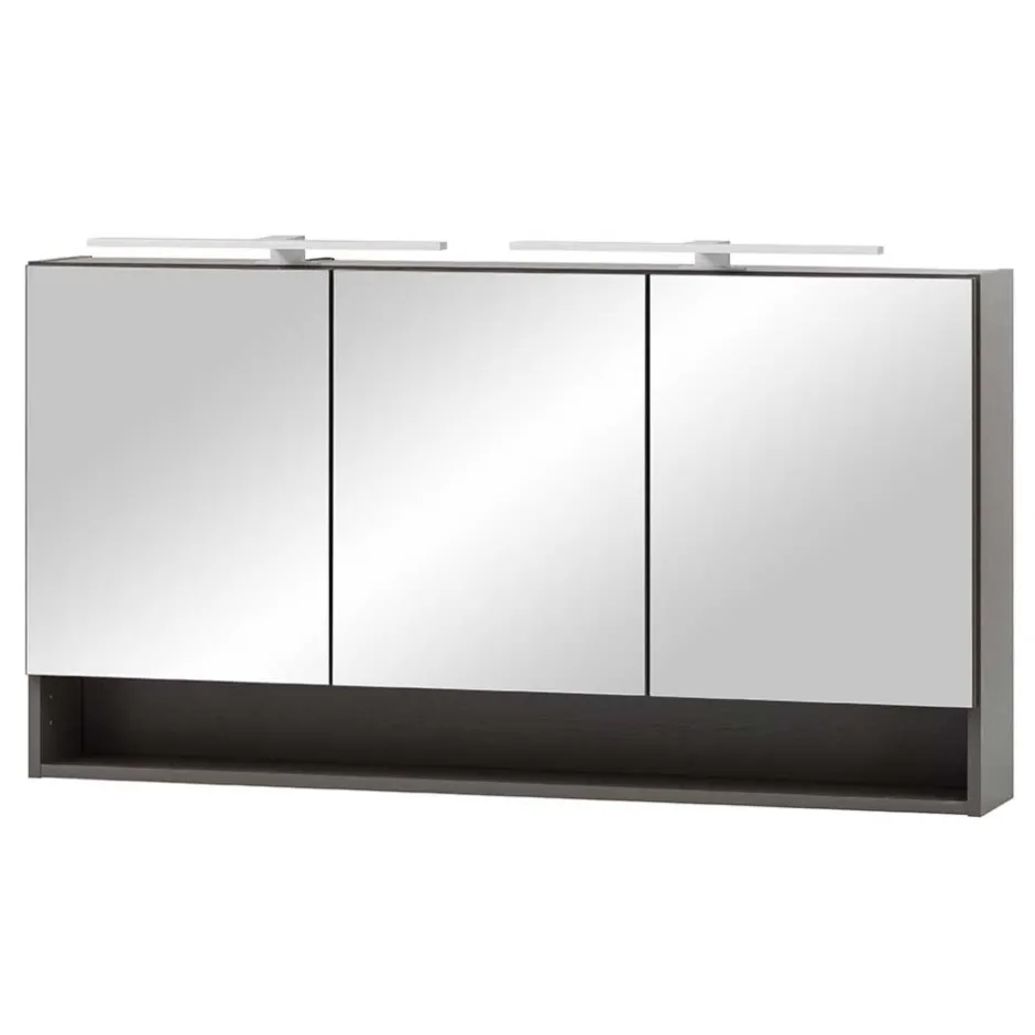 Pharao24 Spiegelschrank mit LED Eleon> Badezimmerschränke|Spiegelschränke