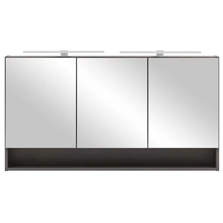 Pharao24 Spiegelschrank mit LED Eleon> Badezimmerschränke|Spiegelschränke