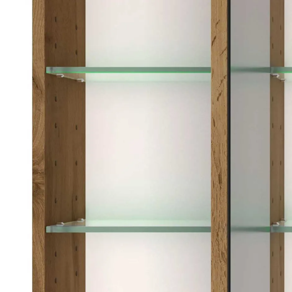 Pharao24 Spiegelschrank mit LED Longos> Badezimmerschränke|Spiegelschränke