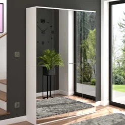 Dielenschränke*Pharao24 Spiegelschrank zweiteilig Ridonner