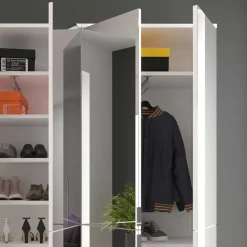 Dielenschränke*Pharao24 Spiegelschrank zweiteilig Ridonner