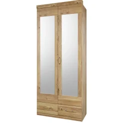 Drehtürenschränke|Massivholz Schränke*Pharao24 Spiegeltüren Kleiderschrank Cartoon